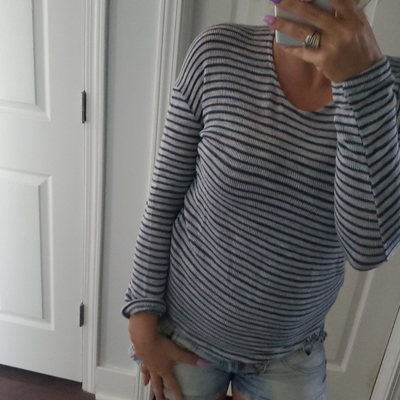 SAY WHAT?STRIPED SWEATER - Picture 8 of 8